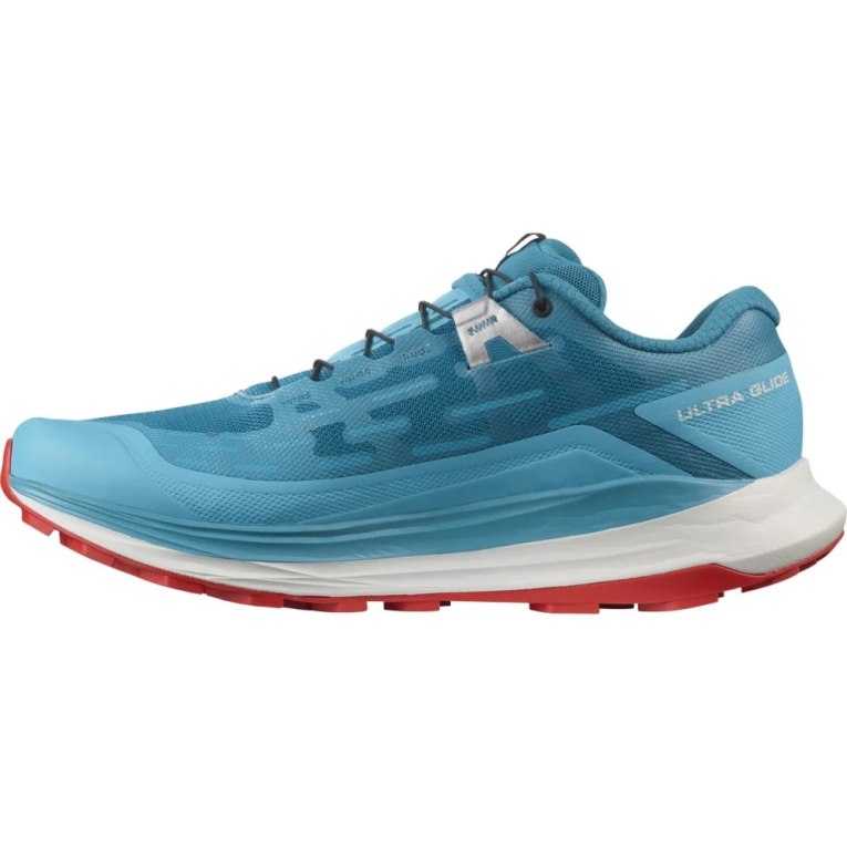 Turquoise Salomon Ultra Glide Men's Trail Running Shoes | IE CB2895